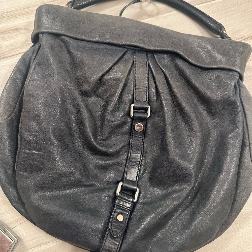 Elegant Black Leather Women's Bag